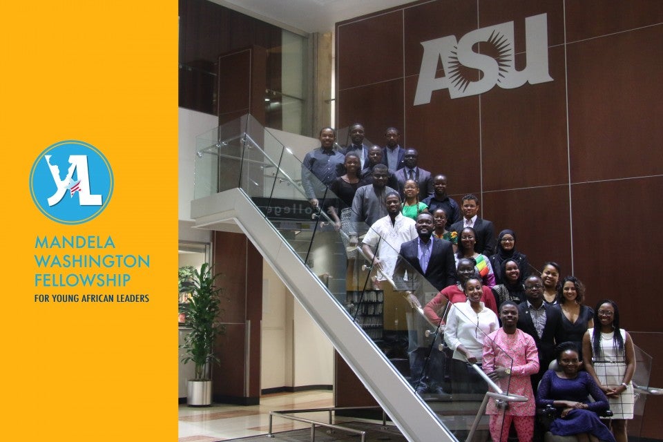 Mandela Fellowship students